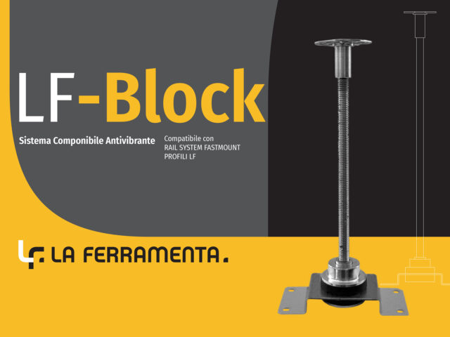 Sistema componibile antivibrante LF Block