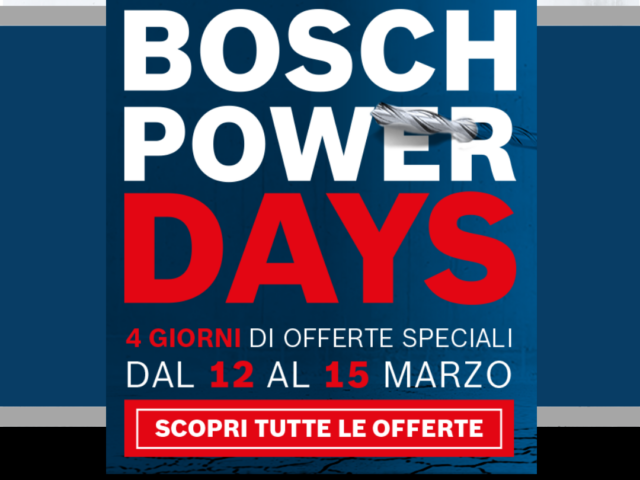 Bosch Power Days e LF La Ferramenta: edizione speciale marzo 2024!